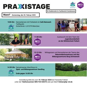 Ablaufplan des Praxistags